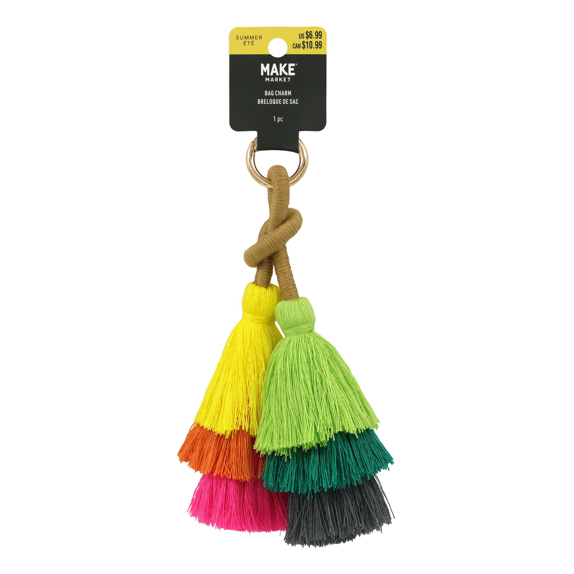 Summer Bright Tassels Bag Charm by Make Market®